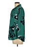 Van Heusen 100% Polyester Floral Green 3/4 Sleeve Blouse Size L - photo 5