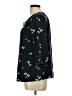 J.Jill Blue Black 3/4 Sleeve Blouse Size L (petite) - photo 5