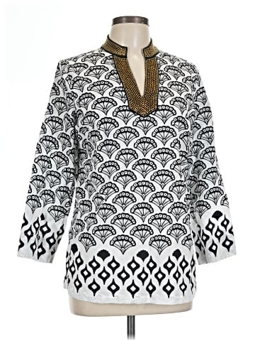 Soft Surroundings 3/4 Sleeve Blouse (view 1)