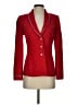 St. John Red Long Sleeve Top Size 2 - photo 1