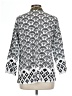 Soft Surroundings 100% Cotton Silver 3/4 Sleeve Blouse Size L (petite) - photo 2