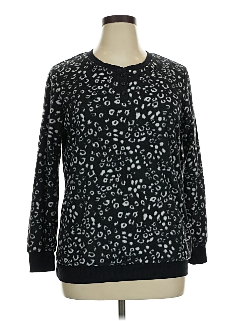 Pre-owned Unbranded Pullover Sweater In Black