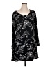 Mudd Print Black Casual Dress Size XL - photo 1