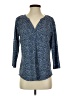 L.L.Bean Blue 3/4 Sleeve T-Shirt Size S - photo 1