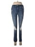 Express Hearts Blue Jeans Size 2 (petite) - photo 1