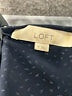 Ann Taylor LOFT 100% Polyester Graphic Polka Dots Blue Black Sleeveless Top Size M - photo 7