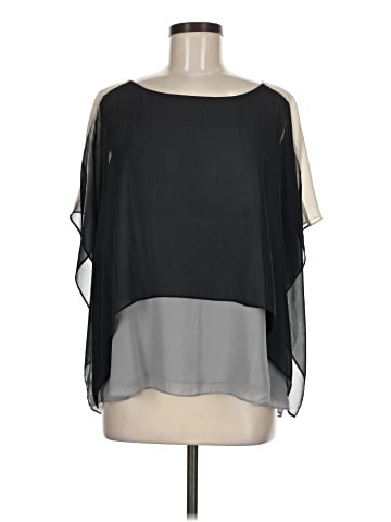 Eileen Fisher Short Sleeve Silk Top (view 1)
