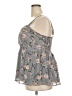 Torrid 100% Polyester Gray Sleeveless Blouse Size 2X Plus (2) - photo 5