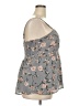 Torrid 100% Polyester Gray Sleeveless Blouse Size 2X Plus (2) - photo 4