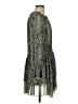 Cinq à Sept Paisley Floral Camo Green Casual Dress Size 4 - photo 4