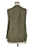 Vince Camuto 100% Polyester Green Sleeveless Blouse Size XL - photo 2