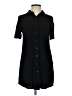 Lulus Black Short Sleeve Button-Down Shirt Size XXS - photo 1