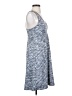 MPG Chevron-herringbone Blue Casual Dress Size S - photo 4
