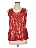 Covington Red Sleeveless Blouse Size XL - photo 1