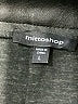 Mittoshop Solid Black Faux Leather Skirt Size L - photo 4