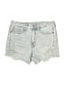 Old Navy Hearts Blue Denim Shorts Size 8 - photo 1
