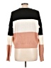 Ambiance Apparel Color Block Tan Pullover Sweater Size L - photo 2