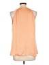 Violet & Claire 100% Polyester Orange Sleeveless Blouse Size L - photo 2