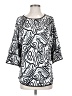 Robert Louis Silver 3/4 Sleeve T-Shirt Size S - photo 1