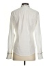 NSF 100% Cotton Ivory Long Sleeve Blouse Size S - photo 2