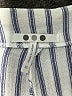 Three Dots 100% Cotton Stripes Blue Casual Pants Size XS - photo 7