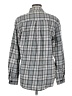 St. John's Bay Plaid Gray Long Sleeve Button-Down Shirt Size M - photo 2