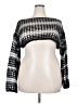 Shein Curve 100% Polyester Silver Black Pullover Sweater Size 2X - photo 1