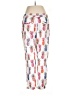 J.Crew 100% Cotton Print White Casual Pants Size 8 - photo 2
