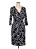 Laundry by Design Animal Print Blue Cocktail Dress Size 12 - photo 1