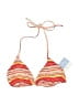 Candie's Stripes Orange Swimsuit Top Size M - photo 1