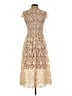 Boohoo 100% Polyester Tan Cocktail Dress Size 4 - photo 2