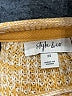 Style&Co 100% Polyester Tweed Gold Yellow Pullover Sweater Size 2X - photo 7
