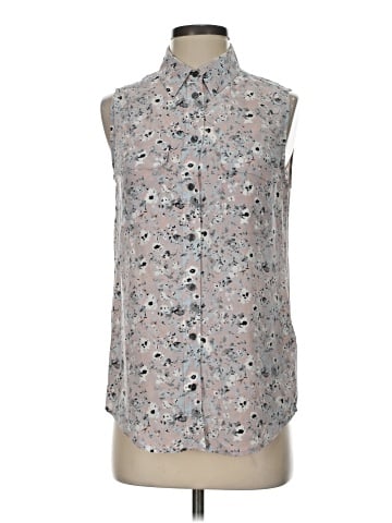 Equipment Sleeveless Button-Down Shirt (view 1)