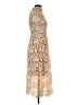 Boohoo 100% Polyester Tan Cocktail Dress Size 4 - photo 4