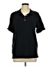 Lands' End 100% Cotton Black Short Sleeve Blouse Size L - photo 1