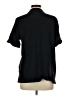 Lands' End 100% Cotton Black Short Sleeve Blouse Size L - photo 2