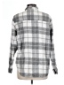 Universal Thread 100% Cotton Plaid Gray Long Sleeve Button-Down Shirt Size L - photo 2