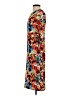 Sonnet James Print Orange Casual Dress Size XS - photo 5