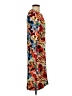 Sonnet James Print Orange Casual Dress Size XS - photo 4