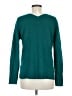 Halogen 100% Cashmere Teal Cashmere Pullover Sweater Size M - photo 2