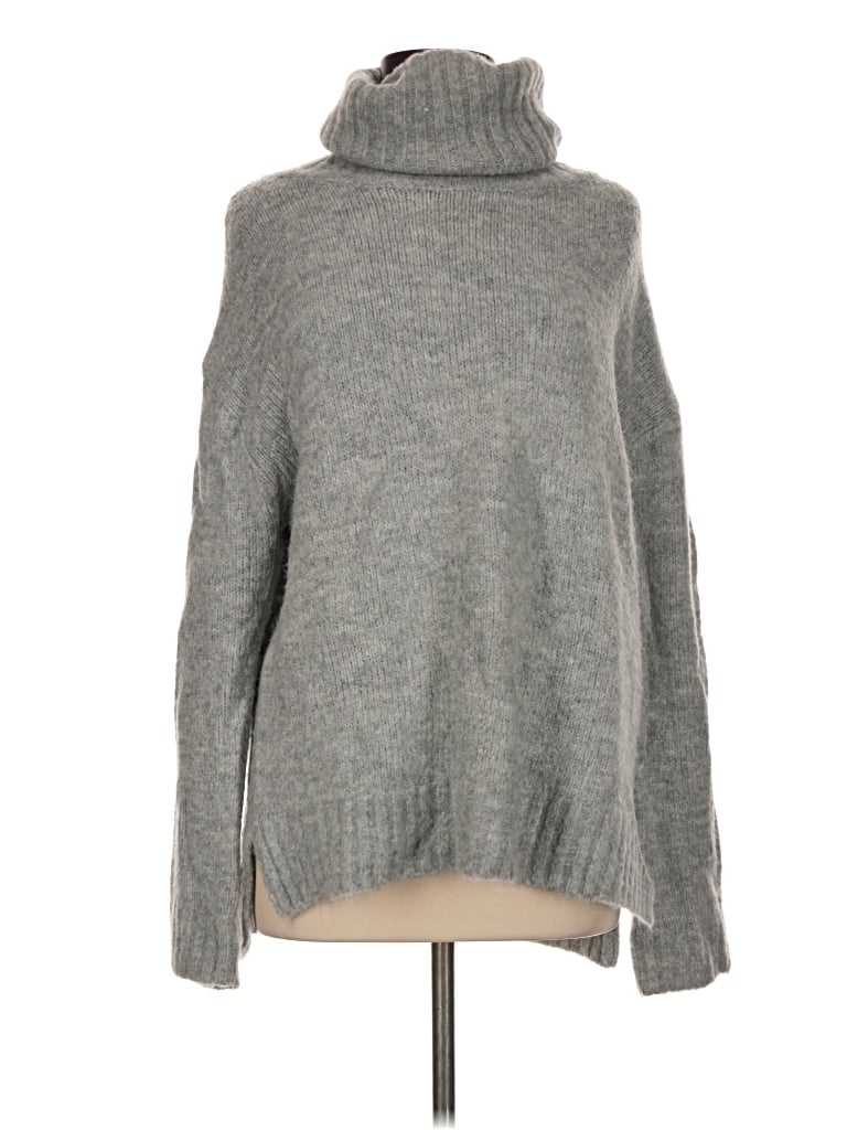 Pre-owned Lulus Turtleneck Sweater In Gray
