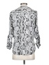 Express Outlet 100% Polyester Animal Print Silver 3/4 Sleeve Blouse Size S - photo 2