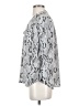 Express Outlet 100% Polyester Animal Print Silver 3/4 Sleeve Blouse Size S - photo 5
