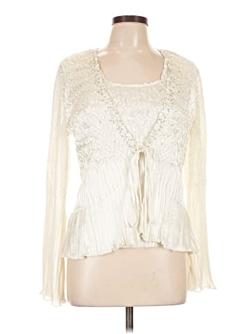 J.R. Nites by Carol Lin Long Sleeve Blouse (view 1)