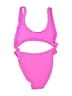 Good American Solid Pink One Piece Swimsuit Size Lg - XL (3) - photo 2