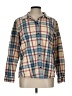 L.L.Bean Plaid Blue Long Sleeve Button-Down Shirt Size L - photo 1