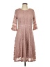 Assorted Brands Pink Casual Dress Size L - photo 1