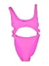 Good American Solid Pink One Piece Swimsuit Size Lg - XL (3) - photo 1