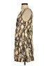 Toccin 100% Polyester Animal Print Tan Cocktail Dress Size XS - photo 5