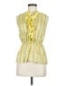 Nick & Mo 100% Cotton Yellow Sleeveless Blouse Size M - photo 1